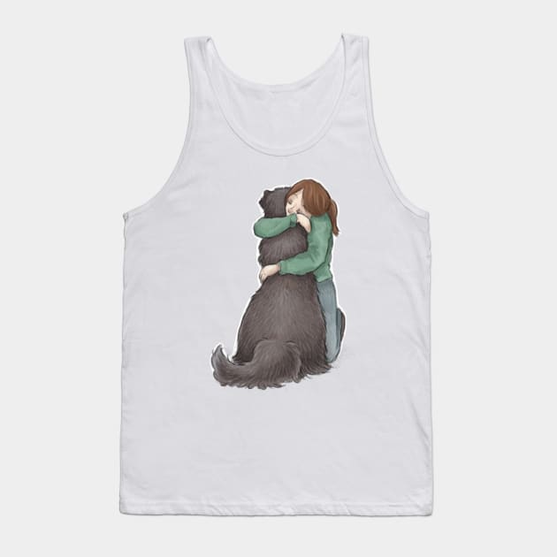 Big Dog Big Love Tank Top by Elspeth Rose Design